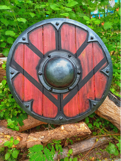 Trollfelsen 50cm LARP-Rundschild "Tur" 2